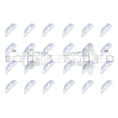 Planetara Mercedes Clasa E E180, E200, E400 W213, S213, C238, A238 2016-, Spate, Stanga, CV Automata, A2533503705