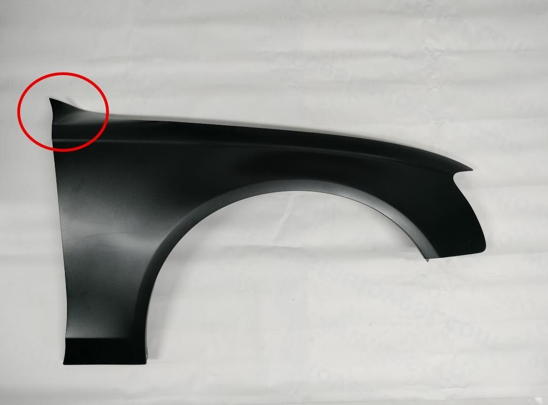 Aripa fata Audi A4/S4 (B8) Sedan/AVANT 11.2011-12.2015, partea Dreapta, fara gaura pentru semnalizare, INDOITA LA COLT