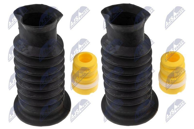 Capac protectie, burduf amortizor Saab 9-5 1998-2009; set, partea din fata; 5232863; NTY, aftermarket