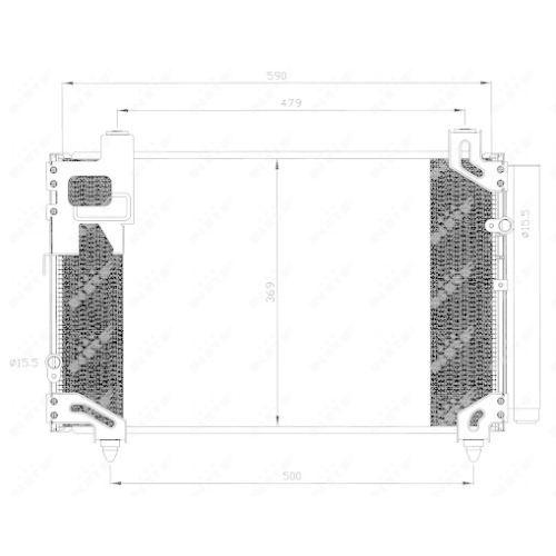 NRF Condensator, climatizare EASY FIT