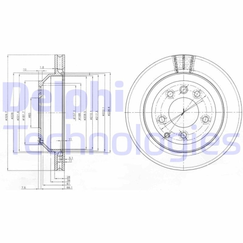DELPHI Disc frana
