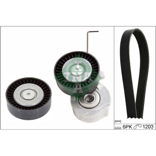 Set curea transmisie Volvo S60 2 (134) 04.10-12.19, S80 2 (124) 03.06-12.16, V60 I (155) 07.10-12.18, V70 3 (135) 04.07-04.16, Xc60 I Suv (156) 05.08-12.17, Xc70 2 (136) 04.07-12.16, Xc90 I (275) 06.02-01.15, INA