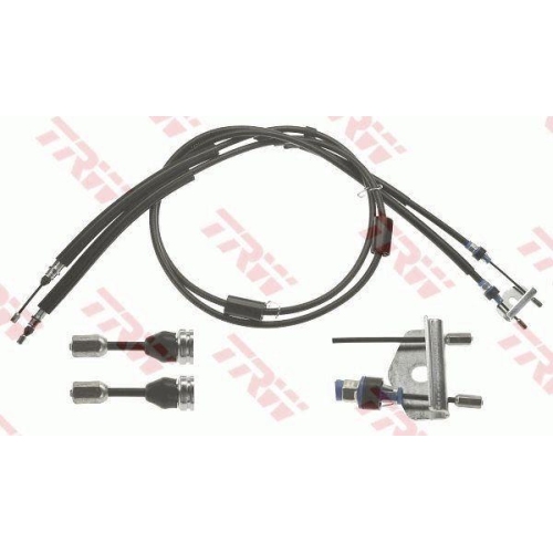 Cablu frana mana Ford Focus C-Max (DM2), Focus 1 (DAW, DBW), Focus 2 (DA, HCP, DP), punte spate, Stanga=Dreapta, pt frana disc, TRW