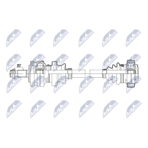 Planetara Mercedes E W124, S124, C124 1993-, 124 1984-, Spate, Stanga, Dreapta, CV Manuala, CV Automata, A1243508810