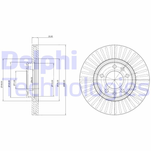 DELPHI Disc frana