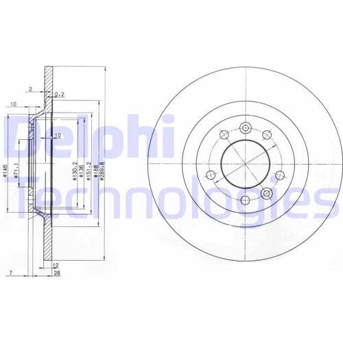 DELPHI Disc frana