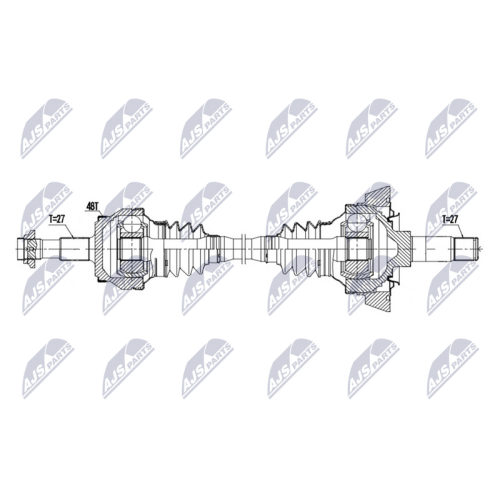 Planetara Mercedes E W211, S211 2003-, Spate, Stanga, A2113500702