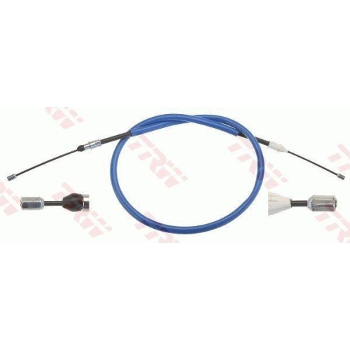 Cablu frana mana Renault Clio 2 (Bb, Cb), 03.98-12.16, Thalia 1 (Lb), 02.98-, punte spate, Dreapta, pt frana disc, TRW