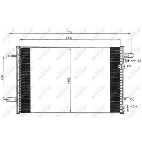 Condensator climatizare, Radiator clima Audi A6 (4f2, C6) Nrf 35605