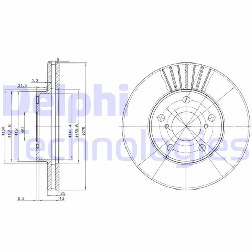 DELPHI Disc frana