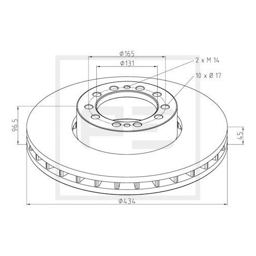 PE Automotive Disc frana