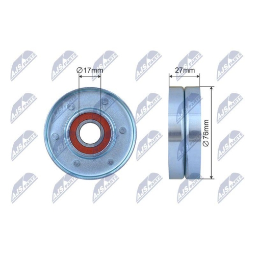 Rola intinzator curea transmisie Land Rover Discovery 3, Range Rover Iii. Jaguar S-Type 2, 500316