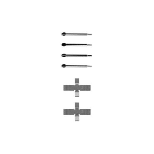 Set accesorii placute frana Delphi LX0003, parte montare : Punte Spate