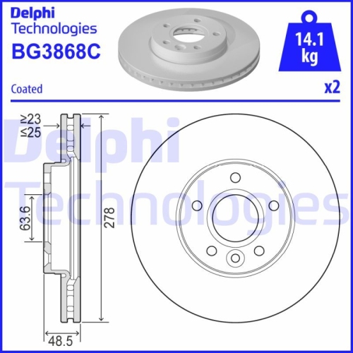 DELPHI Disc frana