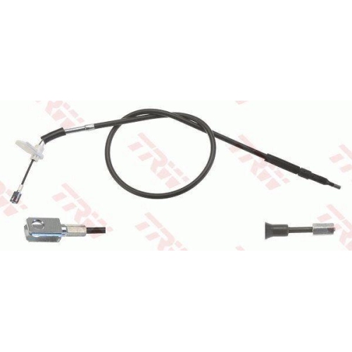 Cablu frana mana Mercedes A-Class (W169), 04.04-06.12, B-Class Sports Tourer (W245), 03.05-11.11, Dreapta, pt frana disc, TRW