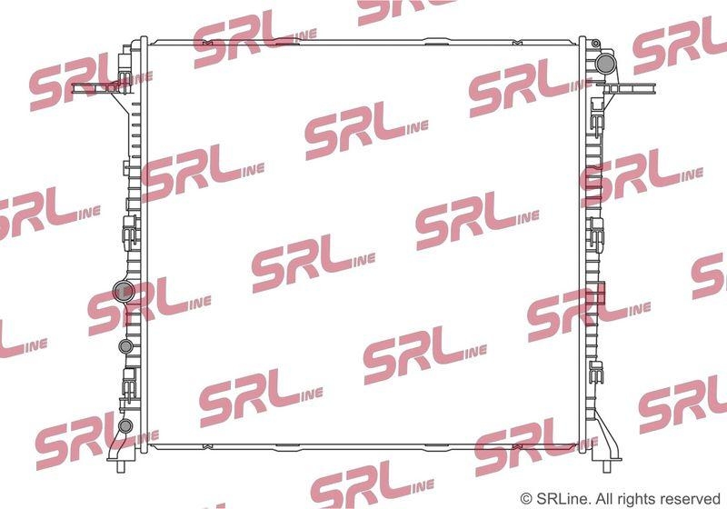 Radiator Man Tge 16-; Vw Crafter 17-, motor: 2.0 TDI, 718x665x22, SRLine, Aluminiu/ Plastic brazat, 2N0121253B