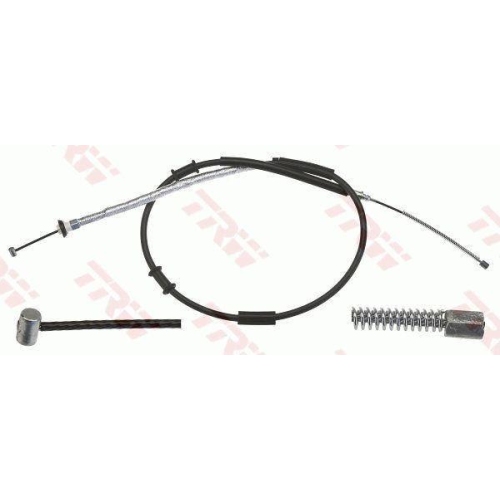 Cablu frana mana Fiat Grande Punto (199), 06.05-, Grande Punto Van (199), 10.05-06.13, Punto (199), 01.12-, Punto Evo (199), 07.08-, Punto Evo Box / Liftback (199), 03.09-02.12, Punto Van (199), 04.08-, punte spate, Stanga, pt frana tambur, TRW