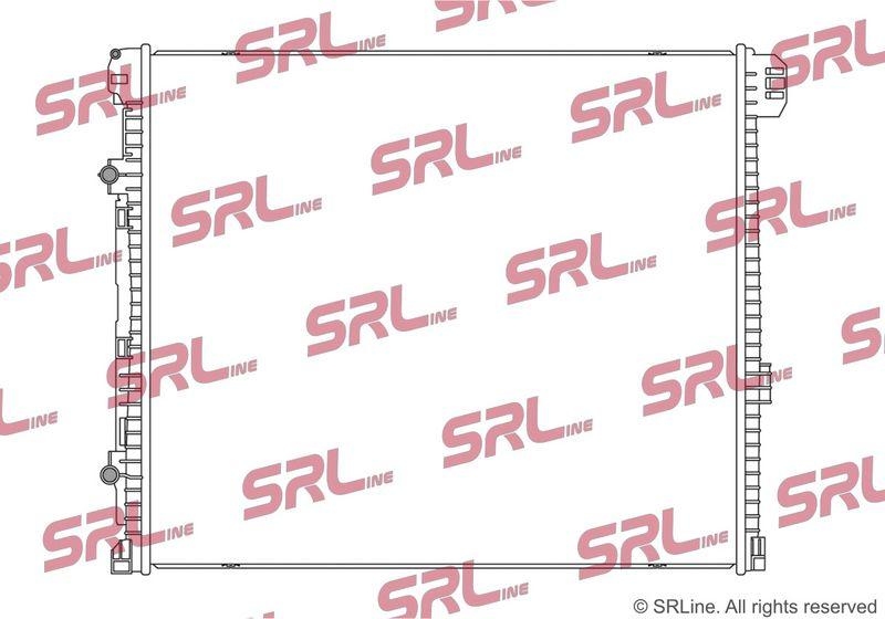 Radiator Man Tge 16-; Vw Crafter 17-, motor: 2.0 TDI, 720x628x16, SRLine, Aluminiu/ Plastic brazat, 2N0121212B