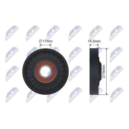 Rola intinzator curea transmisie Land Rover Freelander I; Mg Mg Zr, Mg Zs, Mg Zt; Rover 200, 200 2, 25 I, 400, 400 2, 45 I, 75, 75 I, Streetwise 1.1-2.0 10.92-10.06, 500068