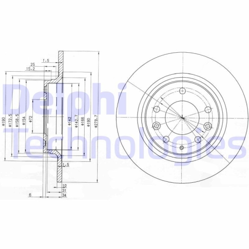 DELPHI Disc frana