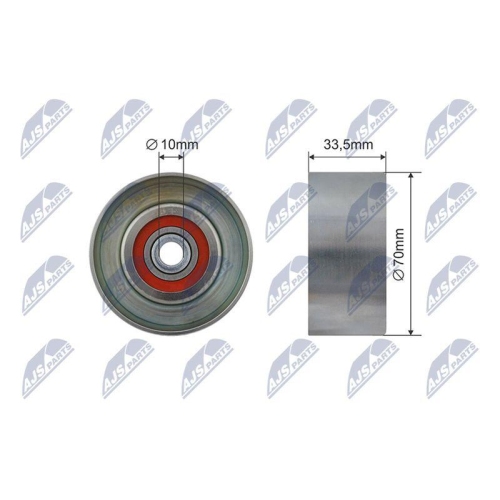 Rola intinzator curea transmisie Lexus Is 2 (Gse2_, Ale2_, Use2_) 250 05.10-13.03, 500318