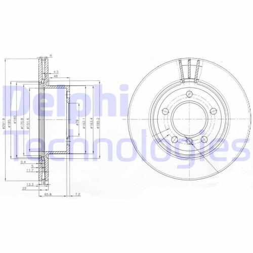 DELPHI Disc frana