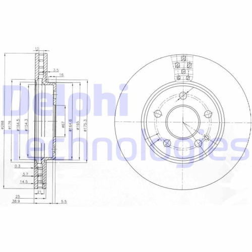 DELPHI Disc frana