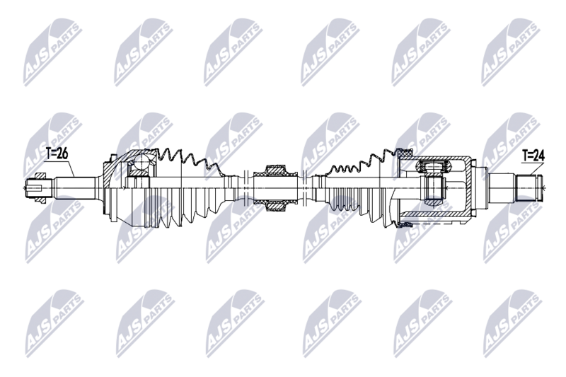 Planetara Toyota C-Hr 2.0 2018-2022; partea din fata, stanga, cutie viteze automata; 43420-10310; NTY, aftermarket