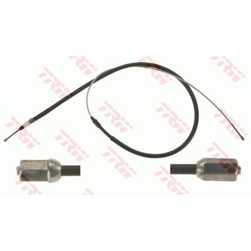 Cablu frana mana Citroen C3 2 (SC), C3 3 (SX); Peugeot 2008 1 (CU), 207 (WA, WC), 207 CC (WD), 207 SW (WK), 208 (CA, CC), punte spate, Stanga=Dreapta, pt frana disc, TRW