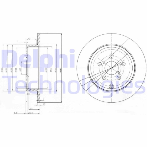 DELPHI Disc frana