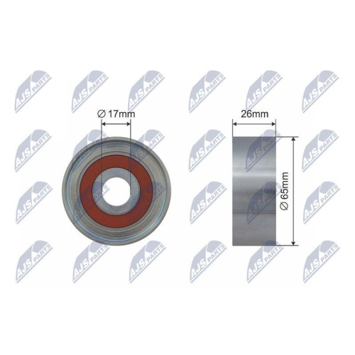 Rola intinzator curea transmisie Mercedes A (W169), B Sports Tourer (W245) 1.5, 1.7 09.2004-2006 .12, 500405