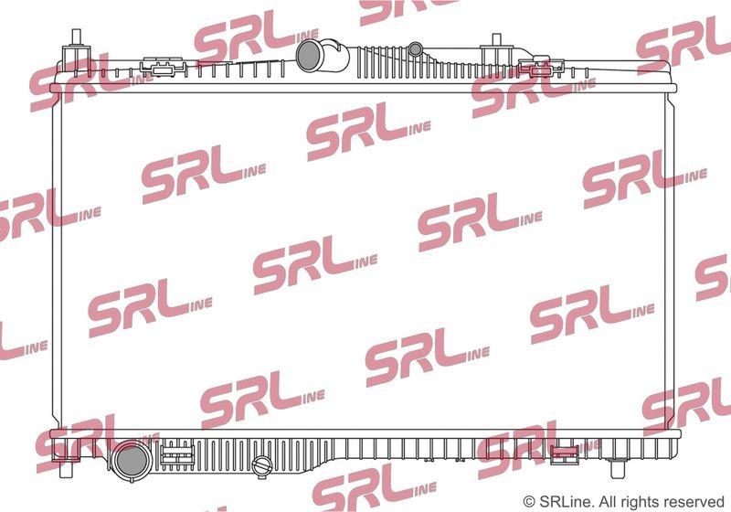 Radiator Ford Ecosport 13-, motor: 2.0, 698x385x22, SRLine, Aluminiu/ Plastic brazat, GN118005AD; GN1Z8005D