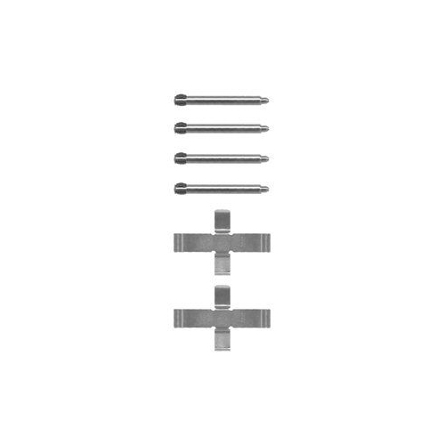 Set accesorii placute frana Delphi LX0070, parte montare : Punte Spate