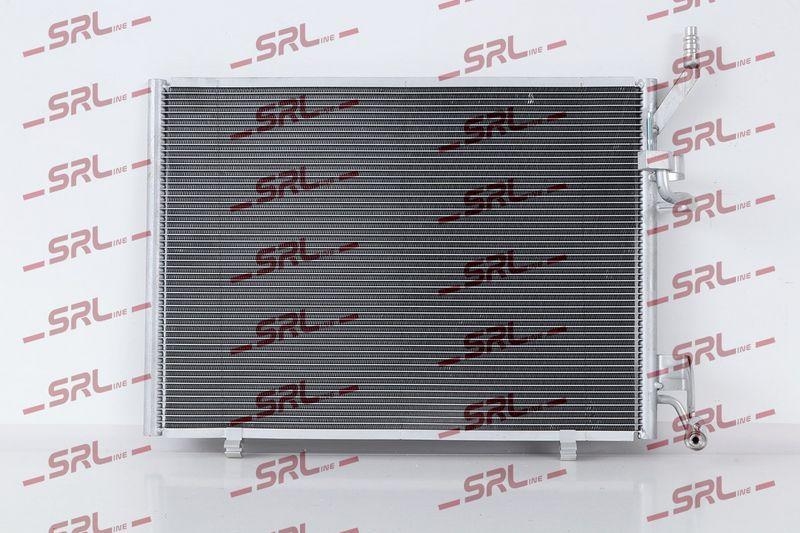 Condensator climatizare AC Ford B-Max 12-, Fiesta 08-17, Transit/Tourneo Courier. 14-, motor: 1.0 Ecoboost, Condenser fara uscator , 540 (490)x380x16, SRLine, miez si rezervor din aluminiu brazat, 1933739; 2026260