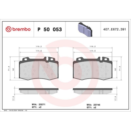 Placute frana Mercedes Clasa C (W203) 05.00-12.07, Clasa C Coupe (Cl203) 03.01-06.11, Clasa C T-Model (S203) 03.01-08.07, Clk (C209) 05.02-03.10, Clk Cabriolet (A209) 06.02-03.10, Cls (C219) 10.04-02.11, Clasa E (W211) 03.02-03.09, Clasa E T-Model (S211)