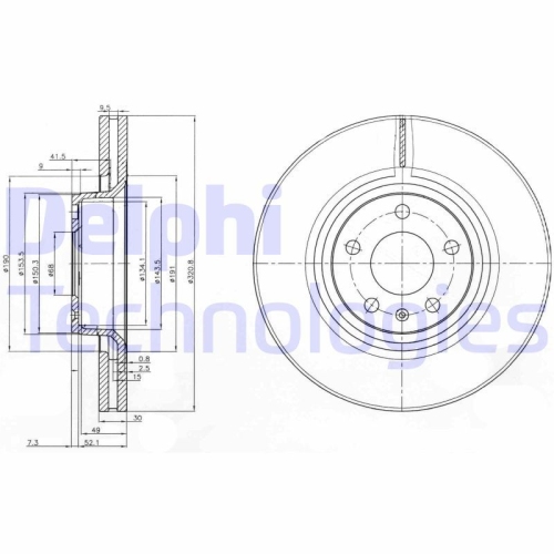 DELPHI Disc frana