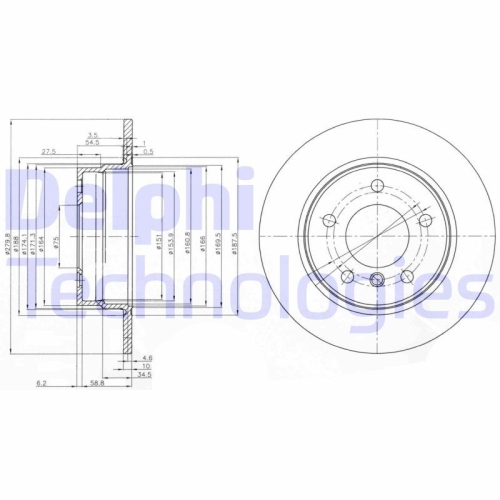 DELPHI Disc frana