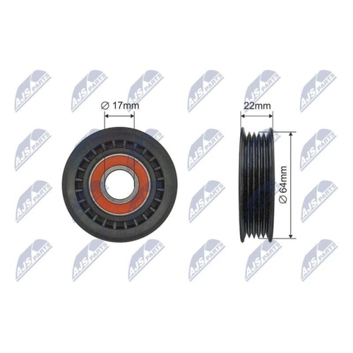 Rola intinzator curea transmisie Mercedes Clasa A Vaneo 140 160 170 190 210 Cdi 2004-, 157-00