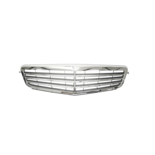 Grila radiator Mercedes Clasa C (W204), 03.2007-03.2011 Model Classic / Elegance , crom/gri, 2048800083, 507005