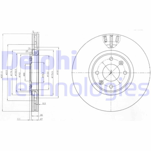 DELPHI Disc frana