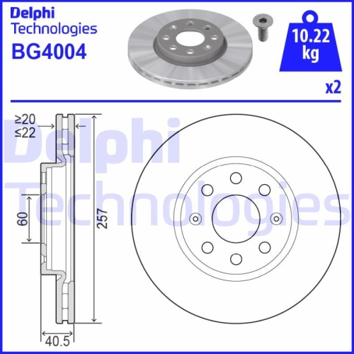 DELPHI Disc frana