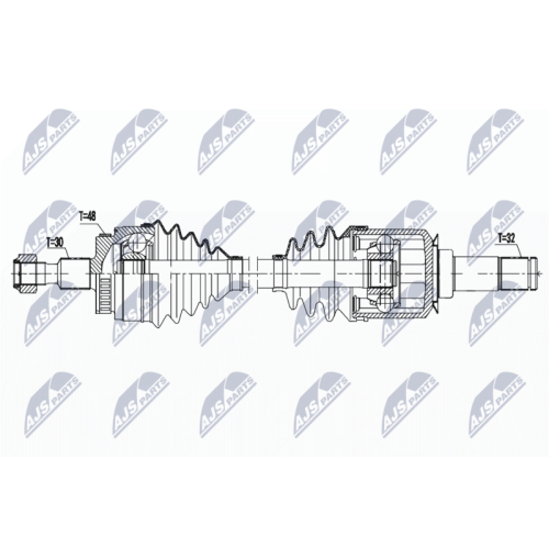 Planetara Mercedes Ml W163 1998-, Spate, CV Automata, Stanga, Dreapta, A1633500110