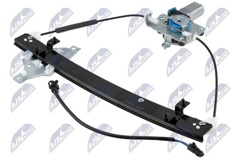 Macara geam Chevrolet Captiva 2006-; partea din fata, stanga, cu motoras; 25937972; NTY, aftermarket