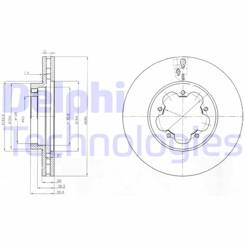 DELPHI Disc frana