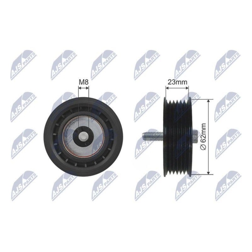 Rola intinzator curea transmisie Mercedes C (Cl203), C T-Model (S203), C T-Model (S204), C (W203), C (W204), Clc (Cl203), Clk (A209), Clk (C209), Cls (C219), E (A207) 2.1d-5.5 03.99-, 317-00