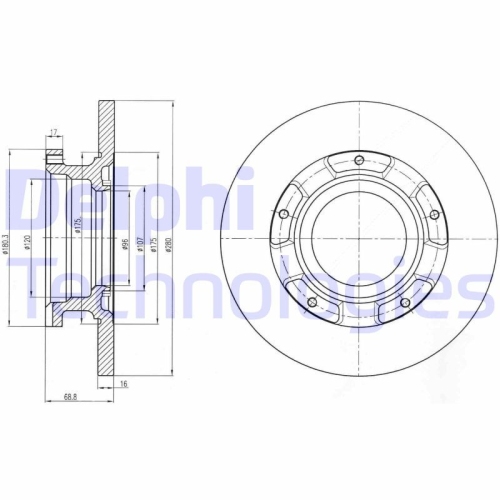DELPHI Disc frana
