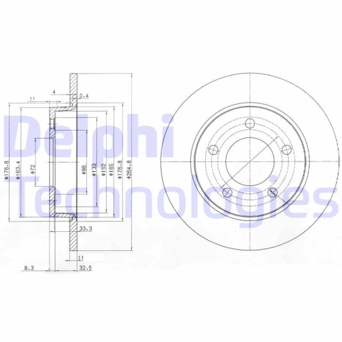 DELPHI Disc frana