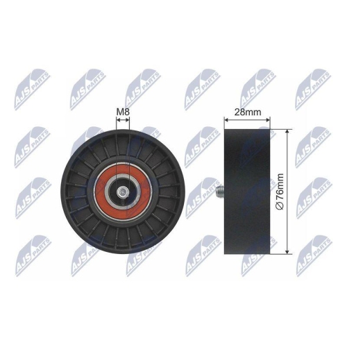 Rola intinzator curea transmisie Mercedes C (Cl203), C T-Model (S203), C T-Model (S204), C (W203), C (W204), Clc (Cl203), Clk (A209), Clk (C209), E T-Model (S211) 1.6-1.8lpg 05.2002-, 500004