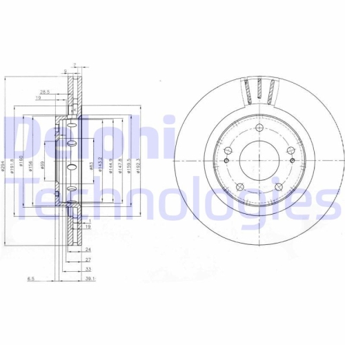 DELPHI Disc frana