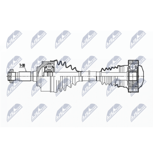 Planetara Mercedes Sprinter 4x4 2006-, Fata, Stanga=Dreapta, A9063300201